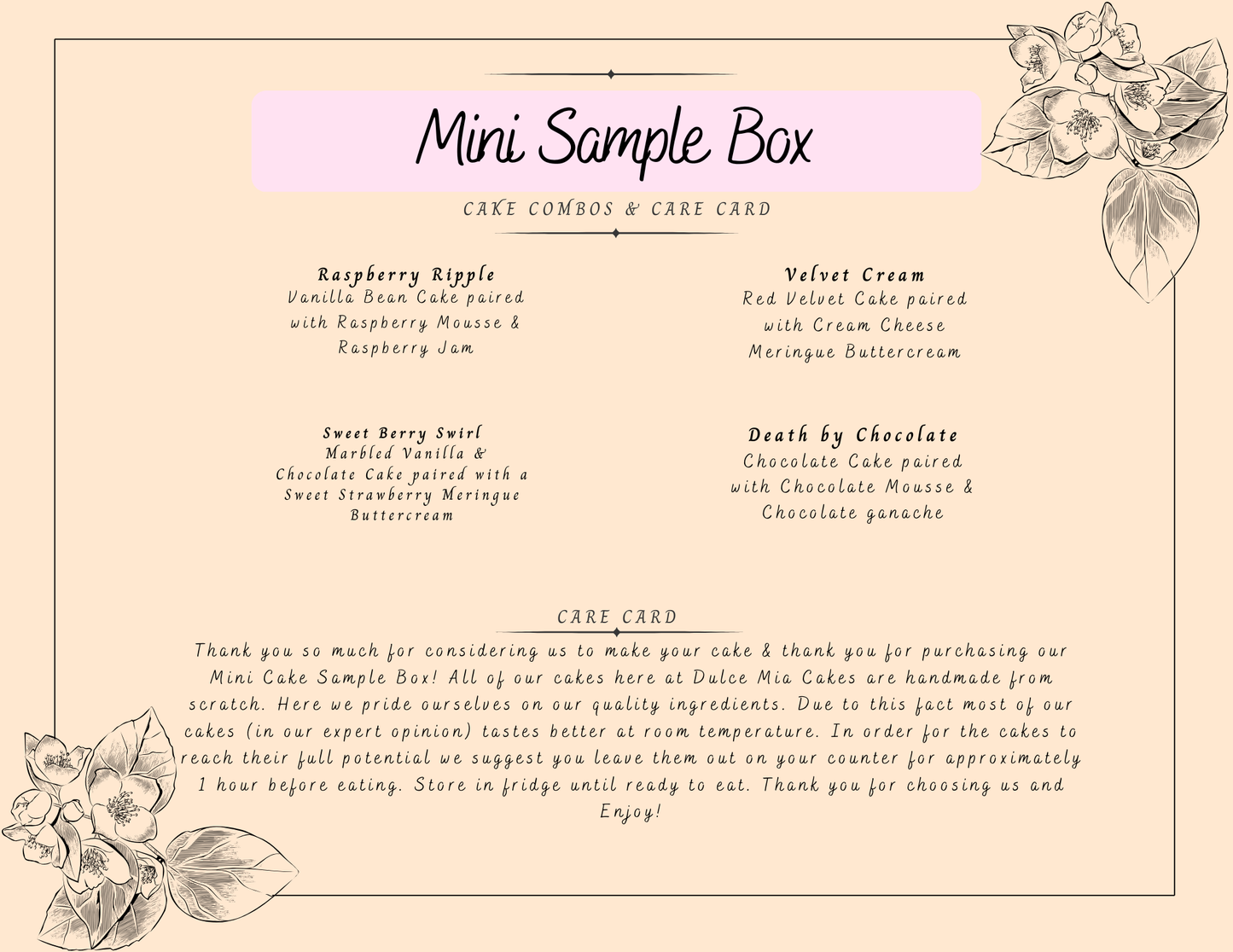 Monthly Sample Boxes